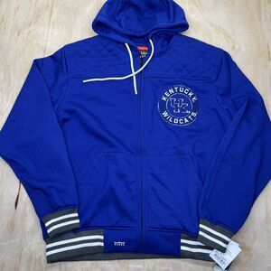 NEW XL Kentucky Wildcats Franchise Club Walk-On Full Zip Hoodie Jacket Royal